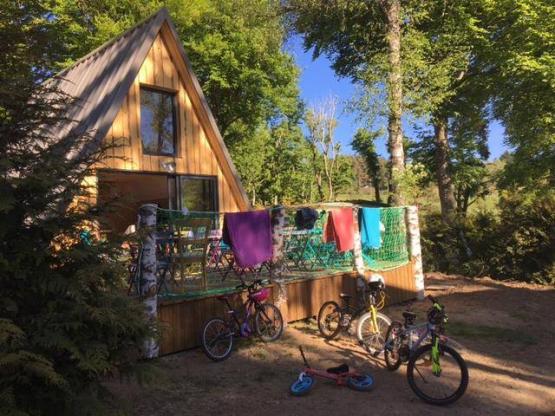 Chalet Triangle Premium 34m² -(2 chambres) + grande terrasse