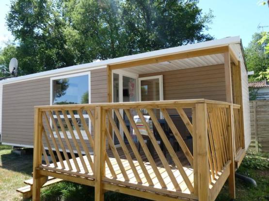 Mobil home LODGIA  2 chambres  24 M2 +  terrasse couverte