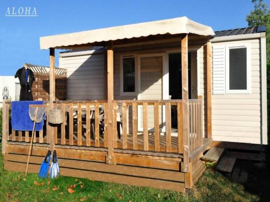 Mobilhome ALOHA 24.20m² - 2 habitaciones + terraza cubierta