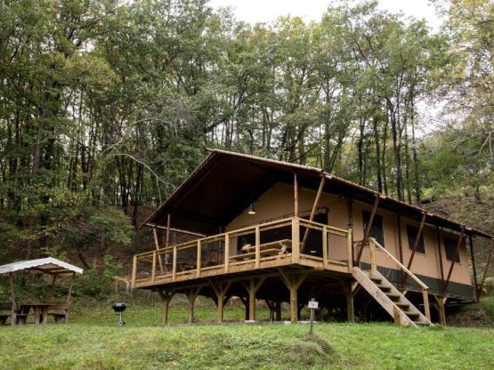 Tente LODGE LUXE XL LUXE SAFARI     3 Chambres - Terrasse couverte