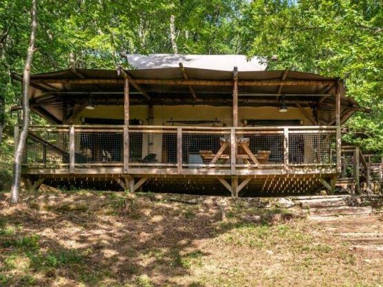 Tente SAFARI LODGE OKAVANGO PREMIUM        57 M² / 3 Chambres - Terrasse couverte