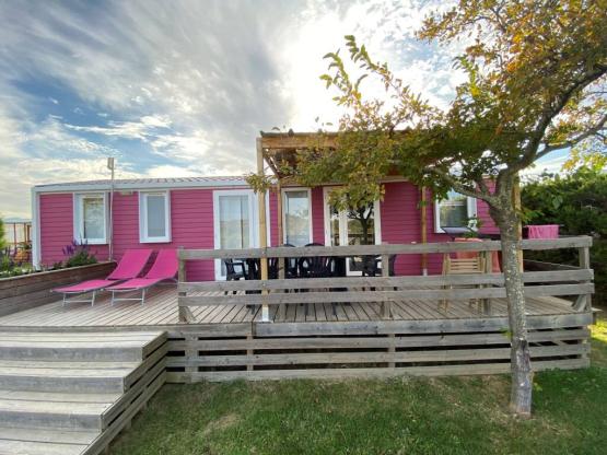 Mobil-home Luxe 40 m² 3 chambres 2 wc / 2 salle de bains - Climatisation / Lave vaisselle