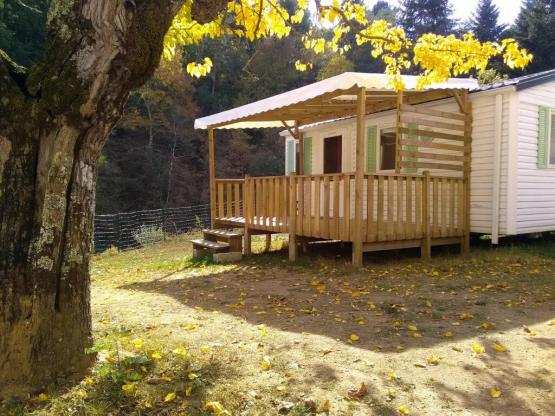 Mobil-home 4 places 24m2. TV