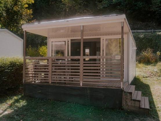 Mobil-home Louisiane Confort 26 m² - 2 chambres + terrasse couverte + TV + Clim