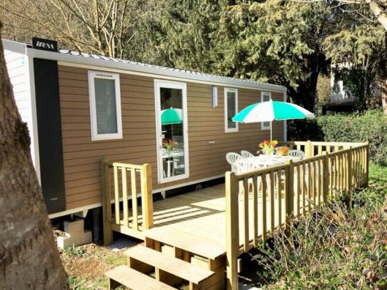Mobil home Confort 2 chambres 24m² + TV + wifi + Terrasse
