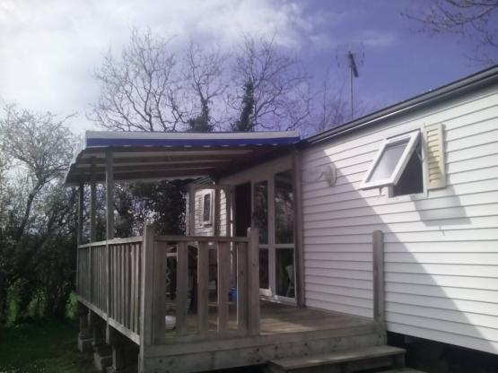 Mobil home T3 + terrasse couverte