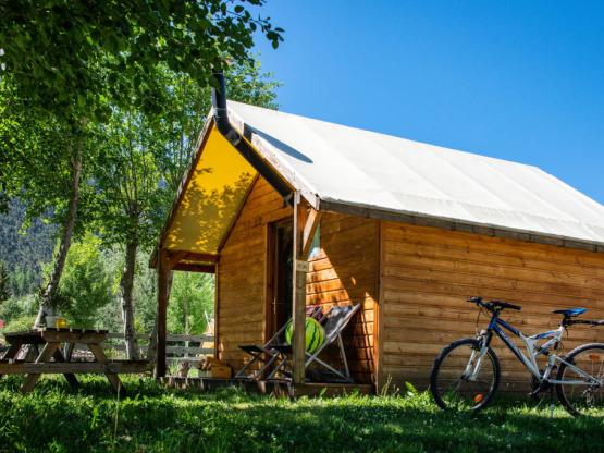 Chalet Wall Lodge Standard (sans sanitaires) - 1 chambre mezzanine