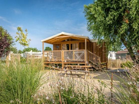 Cabane Lodge Cosy Flower CONFORT 2 chambres 27m² - Terrasse Couverte