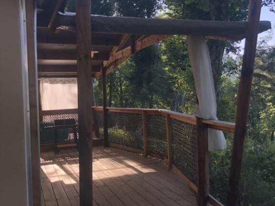 Tente SAFARI COTTON Confort 32m² (2 chambres) + terrasse couverte