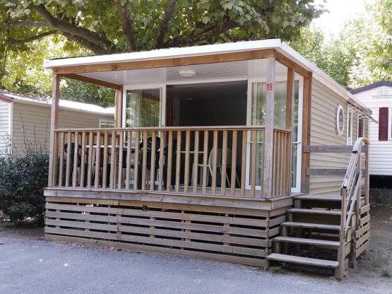 Mobil-home OHARA 2 chambres - terrasse couverte- Climatisé +WiFi