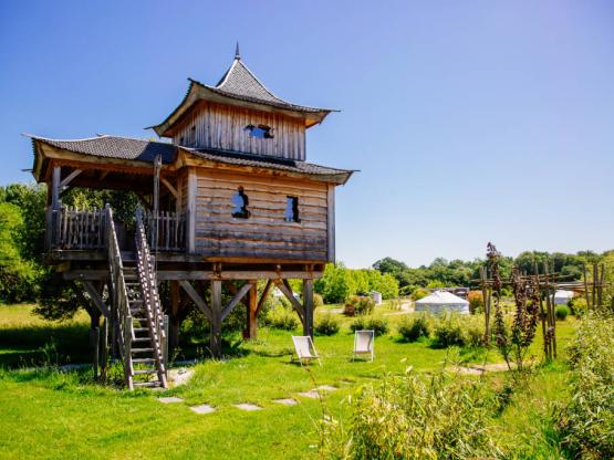 Cabane - Temple perché avec spa