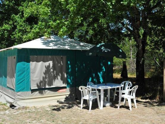 Tente Toilée Bengali 18m² + 2 chambres - sans sanitaires