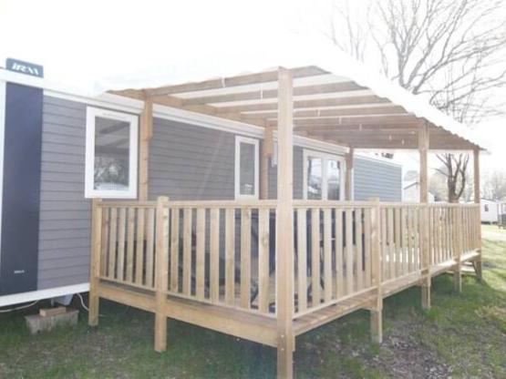 Mobil home 4 chambres pour 8 pers