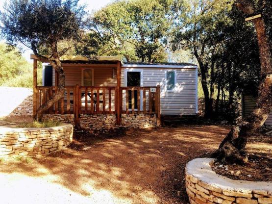 Mobil home climatisé 2 chambres