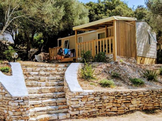 Mobil home climatisé 3 chambres