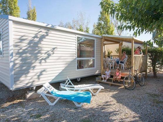 Mobil-home PERLE 24m² - 2 chambres + terrasse + climatisation