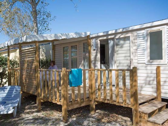 Mobil-home MAGNOLIA 26m² - 2 chambres + terrasse + climatisation