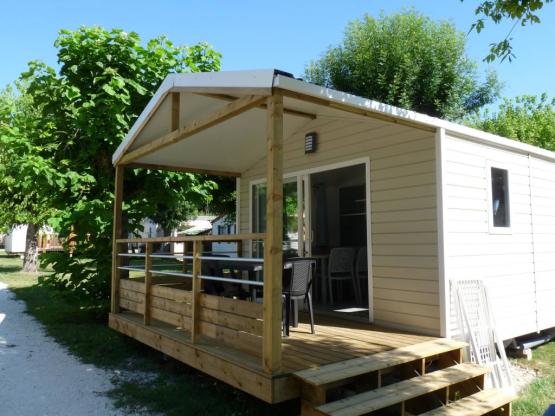 Mobilhome PANAMA 2 chambre 25M2 terrasse couverte