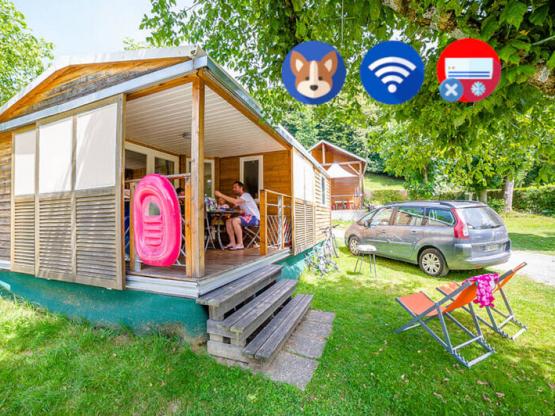 Mobil Home  en bois (2 chambres)