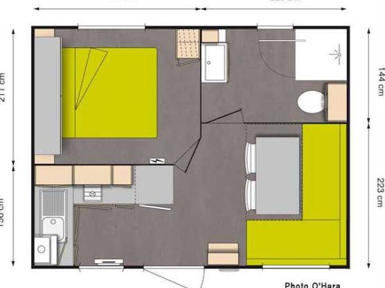 Mobilheim Duo - 1 Zimmer