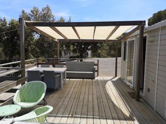 Mobilhome VIP Confort EVO 29m² Vue Mer et Jacuzzi