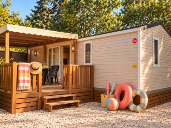 Mobilhome BALNEO (climatisation + tv + lave-vaisselle + Bain à remous) 8