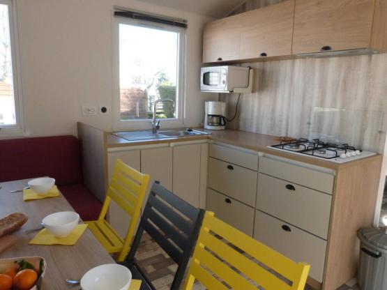 Mobilhome confort 4 chambres avec terrasse