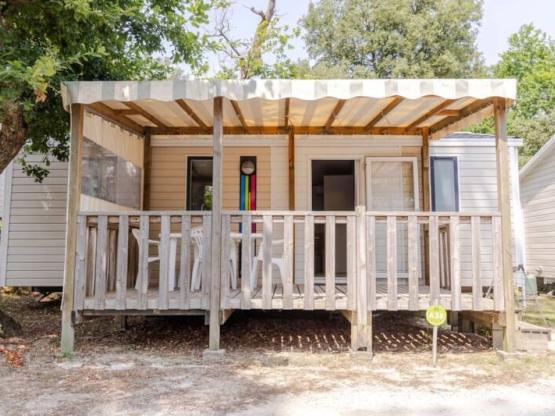 Mobil-home Premium 31m² - 3 chambres / 1 salles de bains + TV + terrasse semi couverte