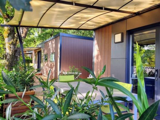 Mobil Home Taos Tribu SPA climatisé - du samedi au samedi - juillet/août