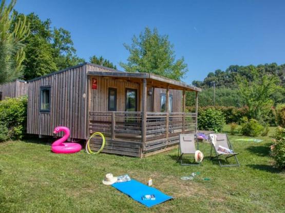 Mobil-home Premium 34m² (2 chambres) - climatisation + lave-vaiselle + TV