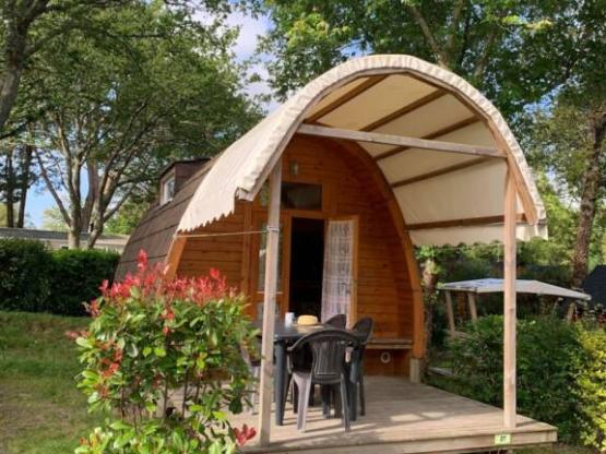 Pod - 1 chambre et 1 lit double en mezzanine - avec WC et SDB