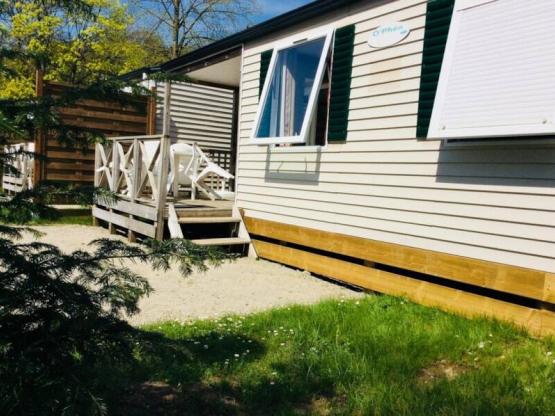 Mobilhome N°8 - CLIMATISE - 2 chambres cabine - Terrasse