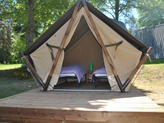 Mini Tente Nomade 8m² (1 chambre) + terrasse sans sanitaire