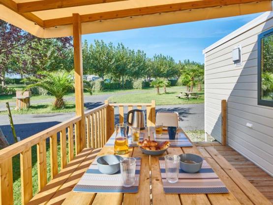 Mobil Home BAÏGURA 2CH PREMIUM  - Terrasse couverte