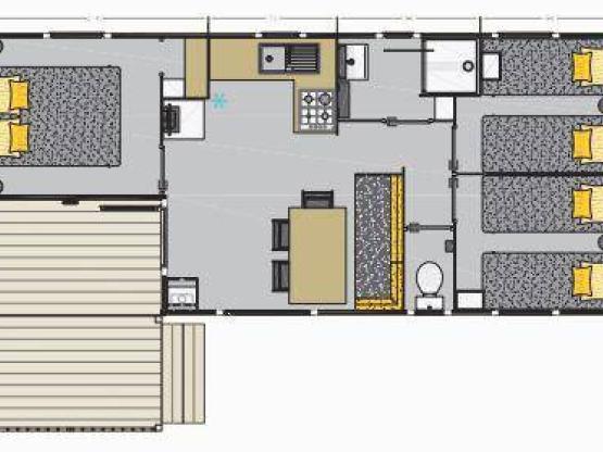 Mobil-home Mooréa 30 m²