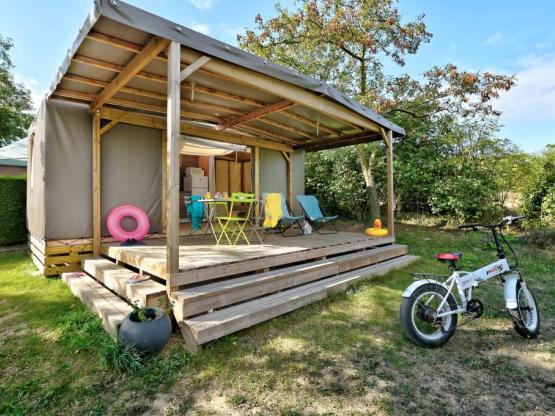 Lodge Maori Confort 17m² (2 slaapkamers) - zonder privé sanitair +overdekt terras