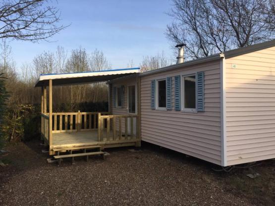 Stacaravan Standard  30 m² (2 kamers) + overdekt terras