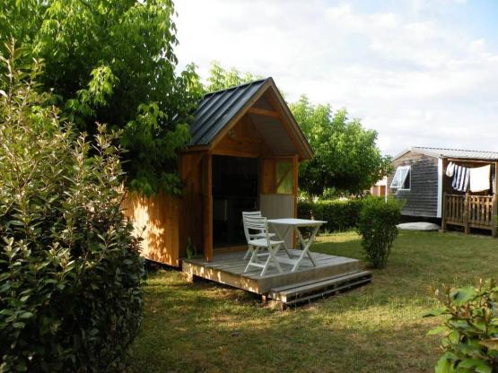 Cabane Roulotte 10 m² avec terrasse