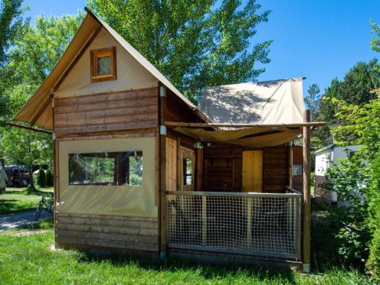 Caba Tente 25m² - 2 chambres - sanitaires privés