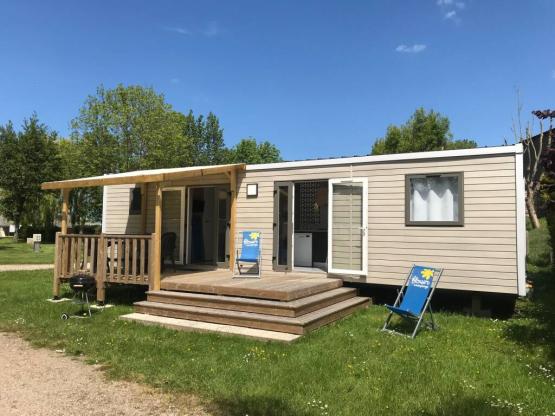 Mobil-home Premium 40m² (3ch-6pers) - Suite parentale + terrasse + TV + LV + BBQ