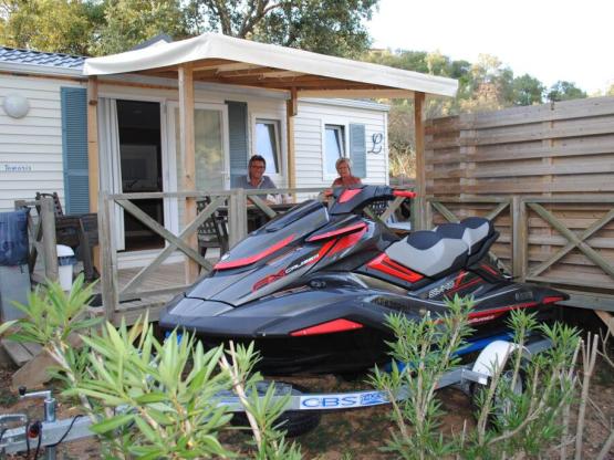 Mobile-home Le Baou  SPA - sheltered terrace