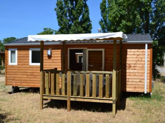 Mobil home Confort 28m² 2 chambres + terrasse 9m² + climatisation + TV