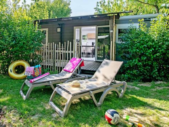 Mobile Home Lavandin -  2 Salles de Bain - Terrasse Couverte - Climatisation