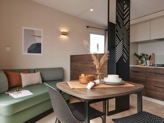 Mobilheim Otello - 1 Zimmer mit Klimaanlage + TV