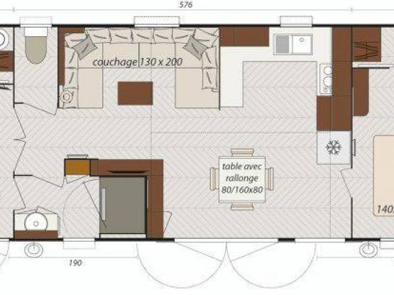 PRIVILEGE 2 chambres terrasse bois et auvent (NEUF ou -5 ANS)