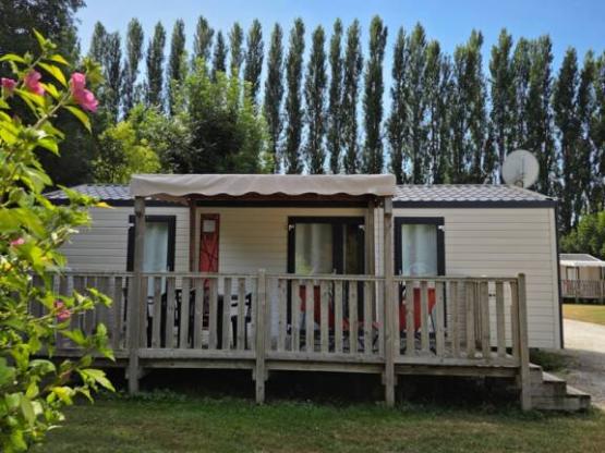 Mobil-home Nirvana Duo, 33m². 2 salles d'eau/terrasse semi couverte - climatisation optionnelle