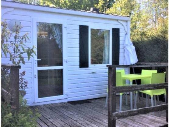 Mobil-home 1 chambre Plaisir standard 18 m² terrasse 8m² + TV