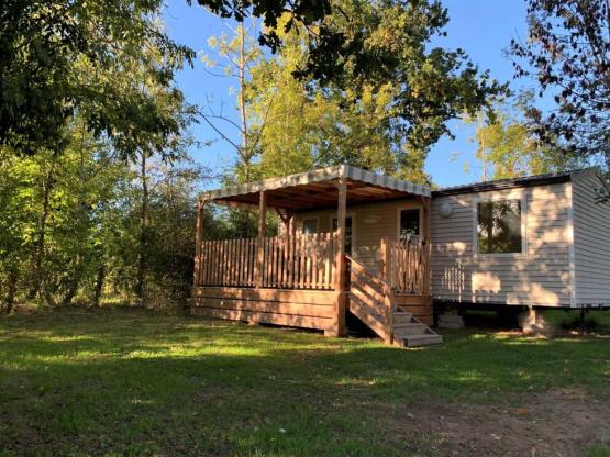 Stacaravan 3 slaapkamers Relax Confort 32m² Terras 15m² + TV