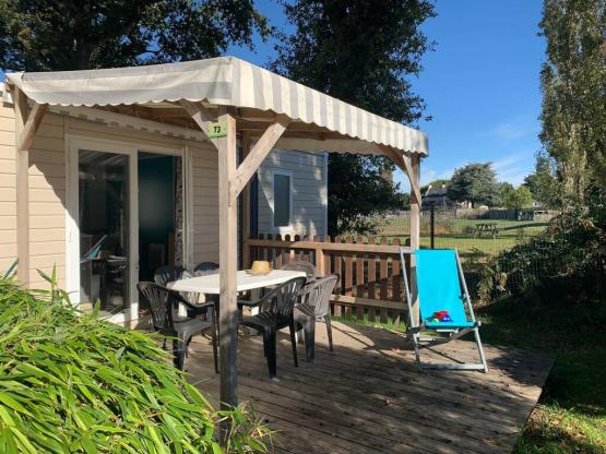 Mobilheim LUXE - 2 Zimmer + Geschirrspüler (Sonntag)