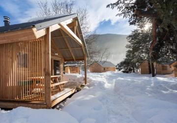 Les chalets Huttopia de Bourg-St-Maurice